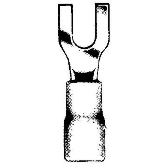 MA-Line MA02597-2 Spade Flared Vinyl Terminals - Pack of 100