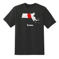 thumbnail image 1 of MA Map Massachusetts Home State Love Massachusetts Home Design T Shirt for Men Women Black,XL, 1 of 1