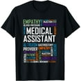 thumbnail image 1 of MA Medical Assistant Words T Shirt Gift Clinical Nurse Week, 1 of 4