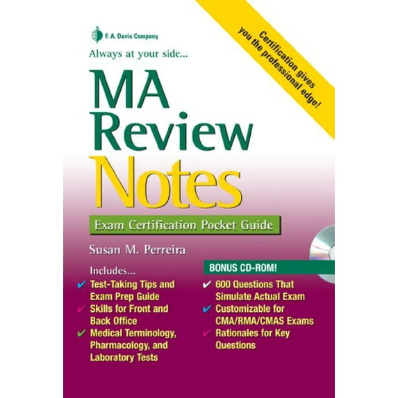 Pre-Owned MA Review Notes: Exam Certification Pocket Guide, 9780803621947, 0803621949, Paperback, First Edition edition