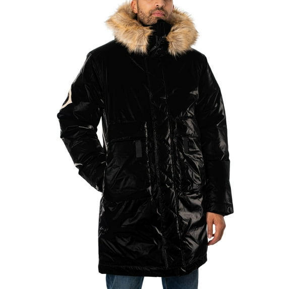 MA.STRUM Down Parka Jacket, Black