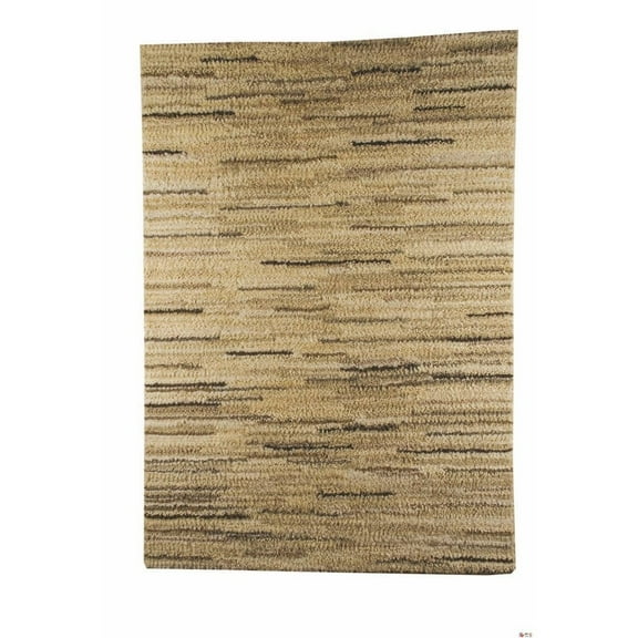 MA Trading Handmade Indian Mat Mix Rust Rug (India) White 5'6" x 7'10" Polyester, Viscose, Wool Handmade 6' x 9' Bedroom