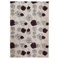 thumbnail image 1 of MA Trading Handmade Indo Deco Rug (India) Grey/Mauve 5'2" x 7'6" 5' x 8', 1 of 5