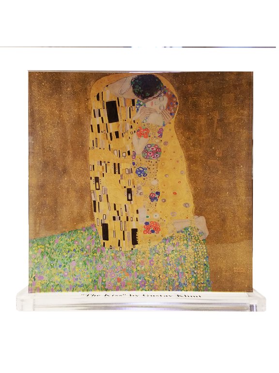 MA0008 Gustav Klimt The Kiss Masters Behind The Glass Clear Acrylic Display