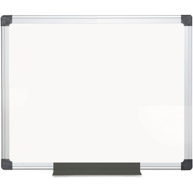 MA0312170MV Value Melamine Dry Erase Board 24 x 36 White Aluminum Frame