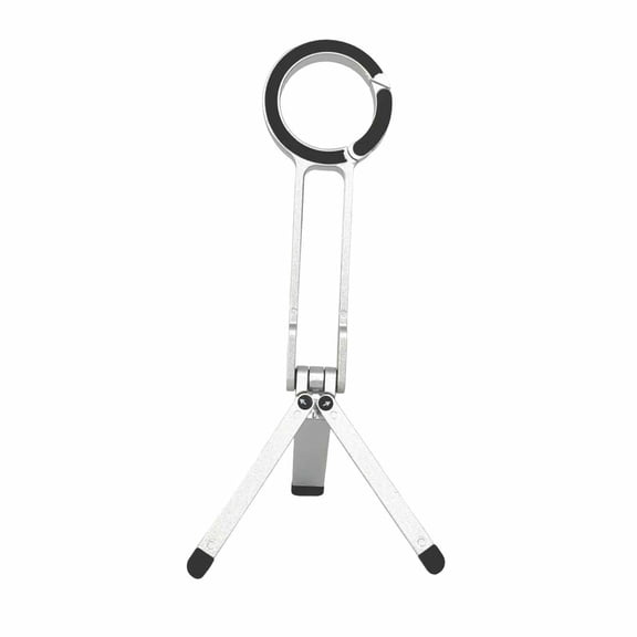 MA38 Magnetic Phone Tripod for iPhone, Portable Phone Holder Mini Tripod for Magsafe, 5 in 1 Portable Pocket Size Vlogging Tripods with 180° Rotation & Strong Magnet (1Pcs),silvery