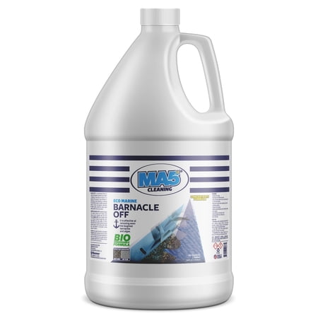 MA5x Eco-Marine Barnacle Off | Barnacle Remover and Cleaner for Boats | Biodegradable and Concentrated Formula | Shell and Algae Remover | Gallon | Pack of 1