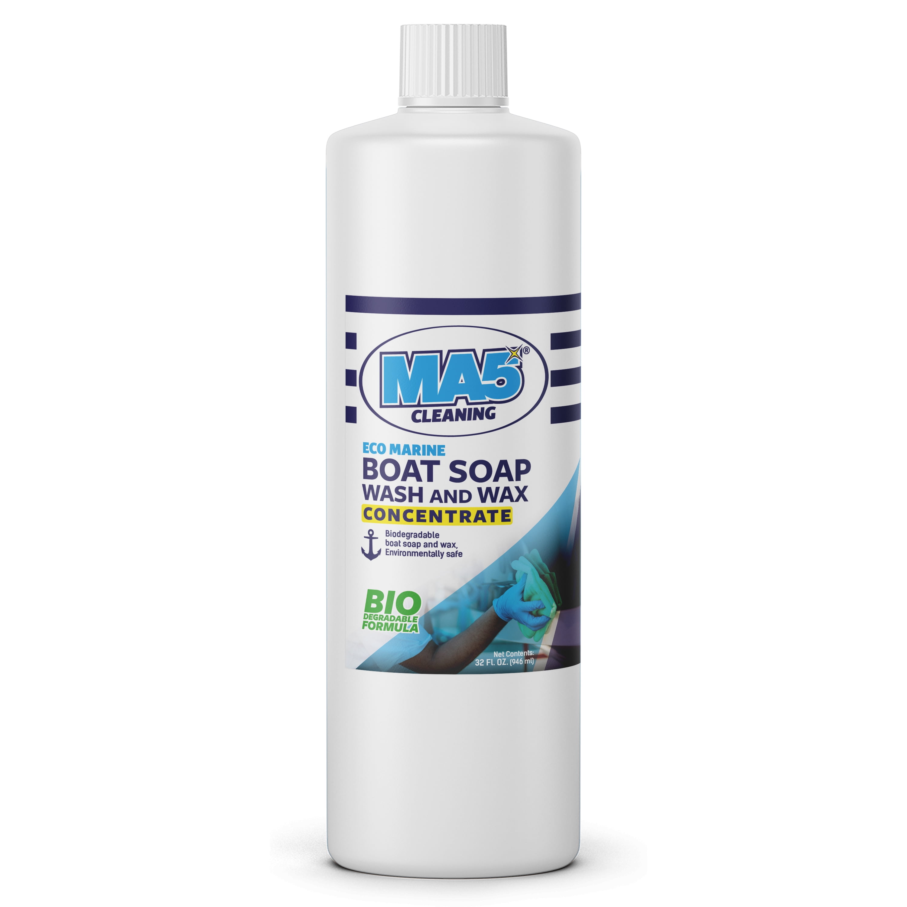 MA5x Eco-Marine Odor Re-Fresh | Odor Eliminator For Boats Environment Friendly Concentrate Formula 32oz Spray Bottle Pack Of 2