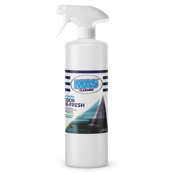 MA5x Eco-Marine Odor Re-Fresh | Odor Eliminator for Boats | Environment Friendly | Concentrate Formula | 32oz Spray Bottle | Pack of 1
