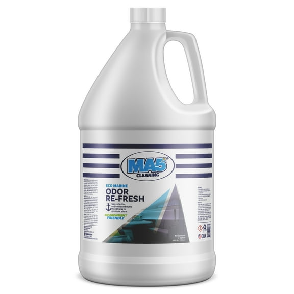 MA5x Eco-Marine Odor Re-Fresh | Odor Eliminator for Boats | Environment Friendly | Concentrate Formula | Gallon | Pack of 1