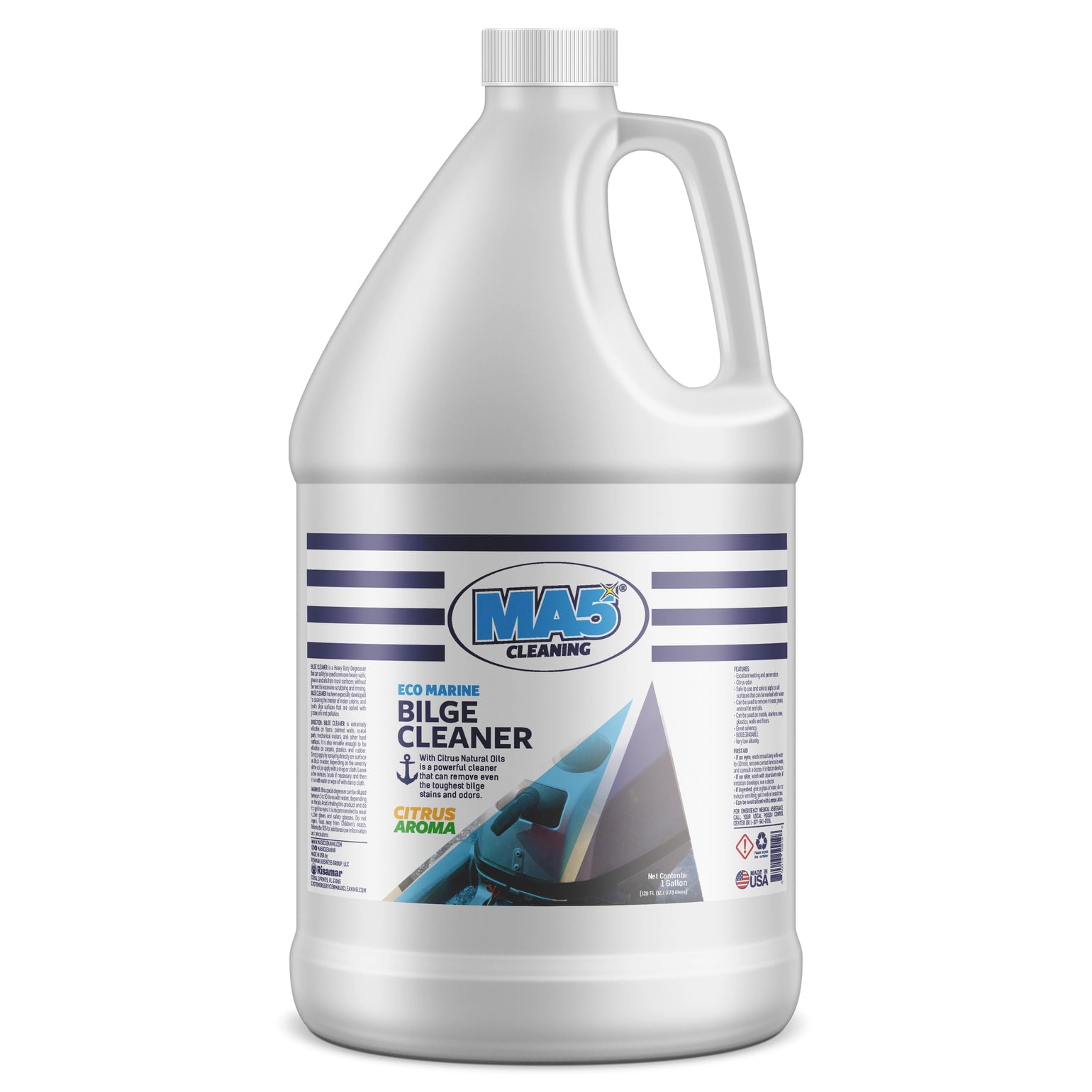 MA5x Boat Bilge Cleaner Heavy Duty Degreaser for Motor