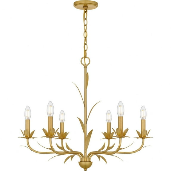 Quoizel Lighting - Maria - 6 Light Chandelier In Modern Style-23 Inches Tall and