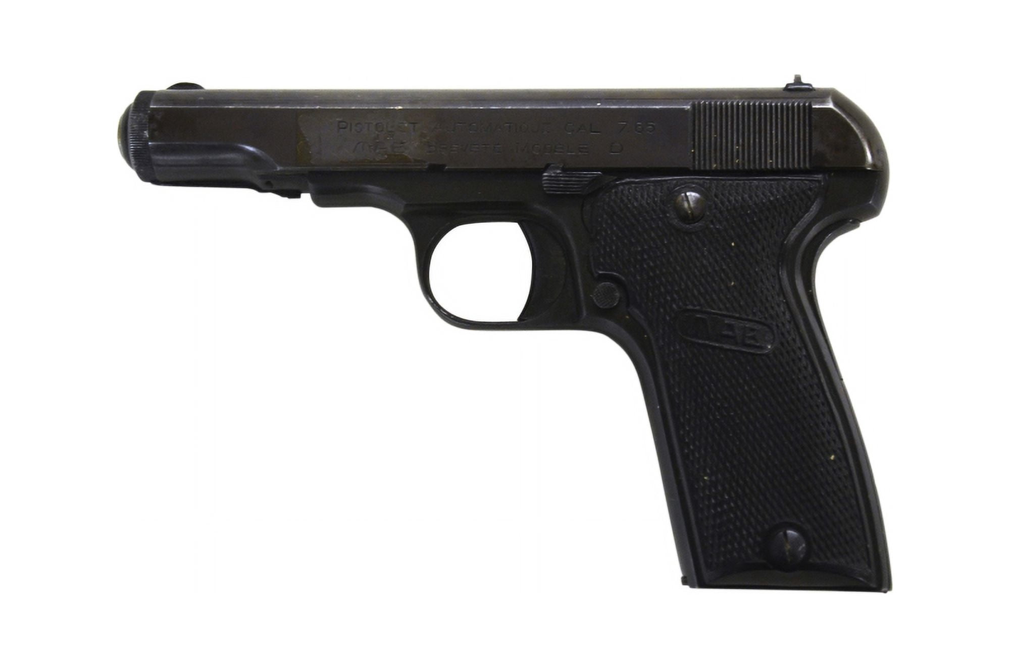 MAB Model D French police issue pistol Canvas Art - Andrew ChittockStocktrek Images (35 x 23)