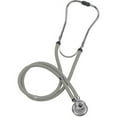 thumbnail image 1 of MABIS Legacy Series Sprague Rappaport Dual Head Stethoscope with 5 Interchangeable Chestpieces, 3 Bells and 2 Diaphragms, for Professional or Home use, Gray, 30 inch, 1 of 3