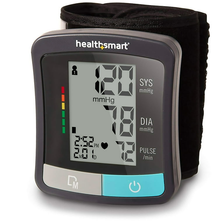 Automatic Digital Wrist Blood Pressure Monitor, One Size Fits All Automatic Digital Wrist Blood Pressure Monitor, One Size Fits All