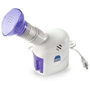 MABIS Facial Steamer and Steam Inhaler, FSA Eligible, with Aromatherapy Tray and Soft Mask for Congestion Relief, 25 mL