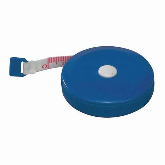 MABIS Tape Measure, Retractable, Compact, Blue, 60 inches