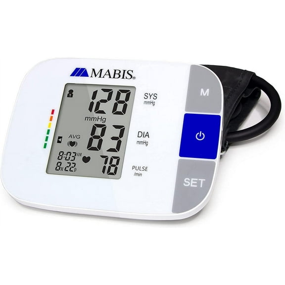 MABIS Universal Talking Blood Pressure Monitor, Upper Arm, Irregular Heartbeat Detection, 396-Reading Memory Storage for 4 User Profiles, FSA & HSA Eligible
