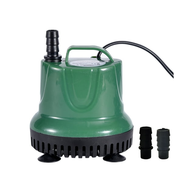 MABOTO 15W 600L/H Submersible Water Pump Mini Fountain Pump With Power Cord Ultra Quiet Waterproof Water Pump For Aquarium Fish Tank Pond Water Gardens Hydroponic Systems With Nozzles