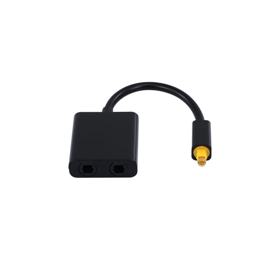 MABOTO Mini Audio Cable 1 to 2 Female Splitter Adapter Digital SPDIF Optical Audio Splitter Toslink Optical Fiber Cable