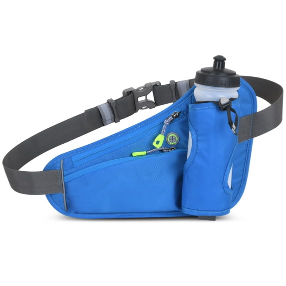 MABOTO Sports Hydration Belt Bag Running Belt Waist Pack Bum Bag with Water Bottle Holder for Men Women Running Cycling Hiking Walking