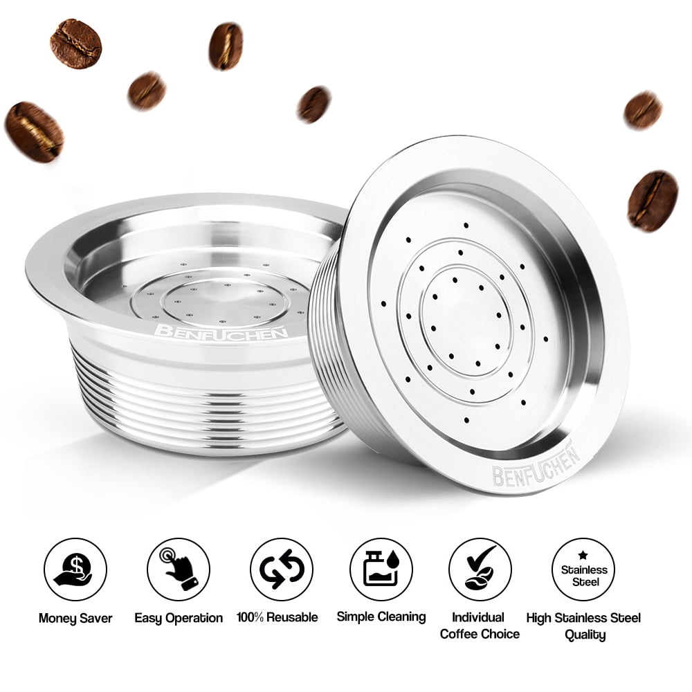MABOTO Stainless Steel Reusable Coffee Capsules Reusable Coffee Capsule Cup  Filter Compatible with LAVAZZA A MODO MIO JOLIE LAVAZZA A MODO MIO ESPRIA -  Walmart Business Supplies