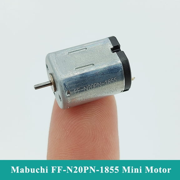 MABUCHI FF-N20PN-1855 Mini N20 Motor DC1.5V 20000RPM High Speed Small 10mm * 12mm Motor for DIY Car AV CD DVD Player Electronic Lock