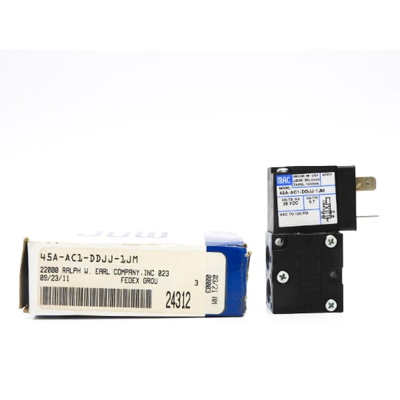 MAC 45A-AC1-DDJJ-1JM 28VDC 120PSI NSMP