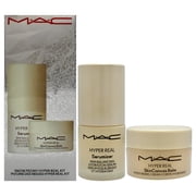 MAC Bizzare Blizzard Snow Peony Hyper Real Kit , 2 Pc 0.5oz Hyper Real Serum, 0.5oz Hyper Real Cream