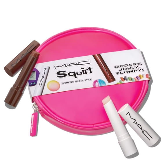 MAC, Bundle, Squirt Plumping Gloss Sticks Clear/Lower Cut, 2pc