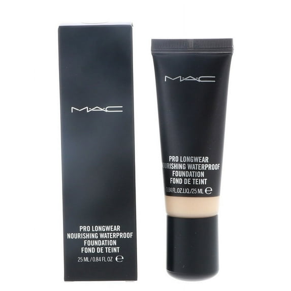 MAC COSMETICS PRO LONGWEAR FOUNDATION .85 OZ NC25 MAC COSMETICS/PRO LONGWEAR NOURISHING WATERPROOF FOUNDATION NC25 0.85 OZ (25 ML) LIGHT GOLD BEIGE W/GOLD UNDER FOR LIGHT TO MEDIUM SKIN