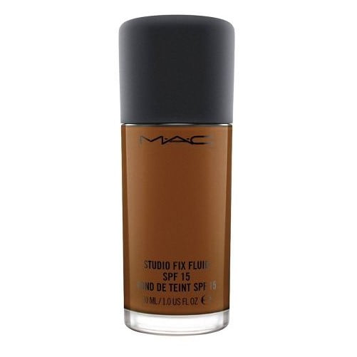 MAC COSMETICS STUDIO FOUNDATION 1.0 OZ NC60 MAC COSMETICS/STUDIO FIX FLUID SPF 15 (NC60) 1 OZ (30 ML) RICH COFFEE, NEUTRAL UNDERTONE DEEP DARK SKIN NEUTRAL-COOL