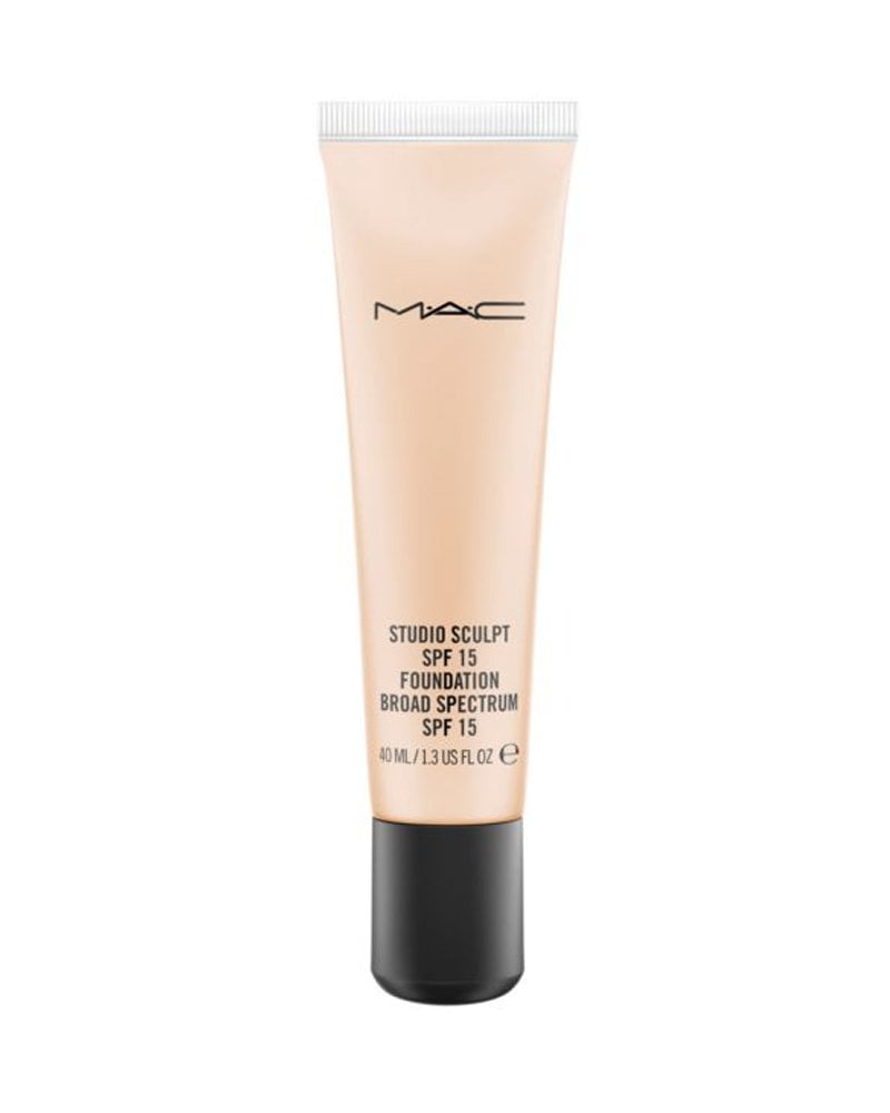 MAC COSMETICS STUDIO FOUNDATION 1.3 OZ NC15 MAC COSMETICS/STUDIO SCULPT SPF 15 FOUNDATION (NC15) 1.3 OZ (40 ML) FAIR BEIGE W/NEUTRAL UNDERTONE FOR FAIR SKIN