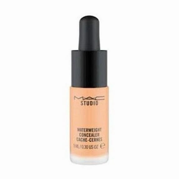 MAC COSMETICS STUDIO CONCEALER 0.3 OZ NC35 MAC COSMETICS/STUDIO WATERWEIGHT CONCEALER NC35 0.30 OZ (9 ML) MED BEIGE GOLD NEUTRAL UNDERTO FOR MEDIUM SKIN