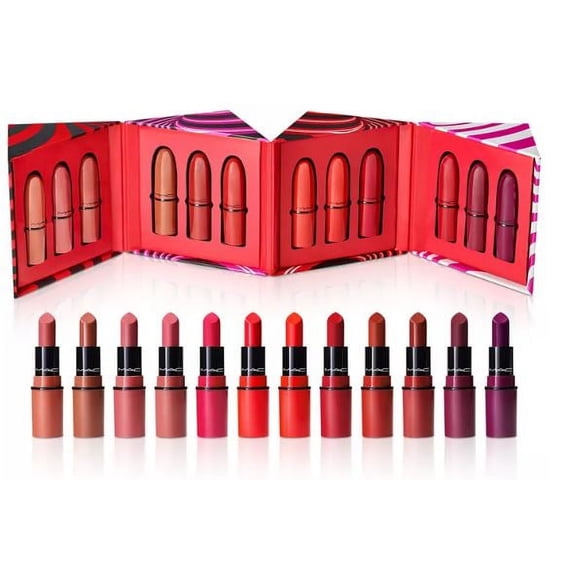 MAC Cosmetics Hypnotizing Holiday The Ultimate Trick Mini Lipstick Set 12 PIECES