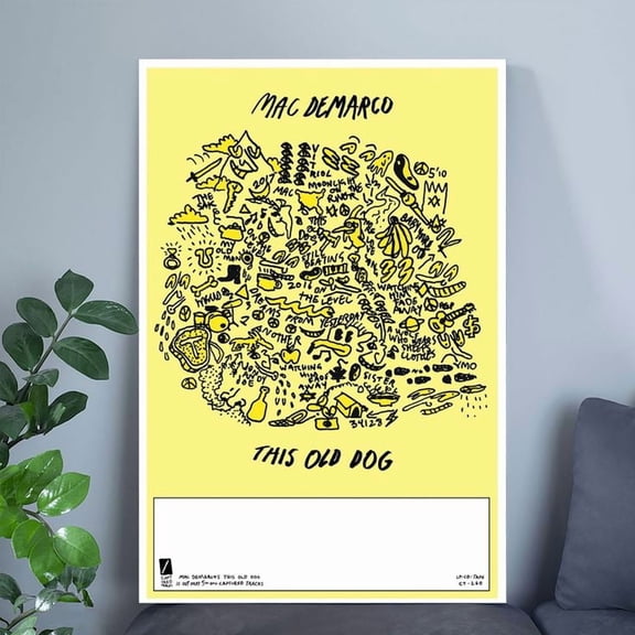 MAC DEMARCO This Old Dog Ltd Ed RARE Tour Poster Size 24''x36'' - Postora