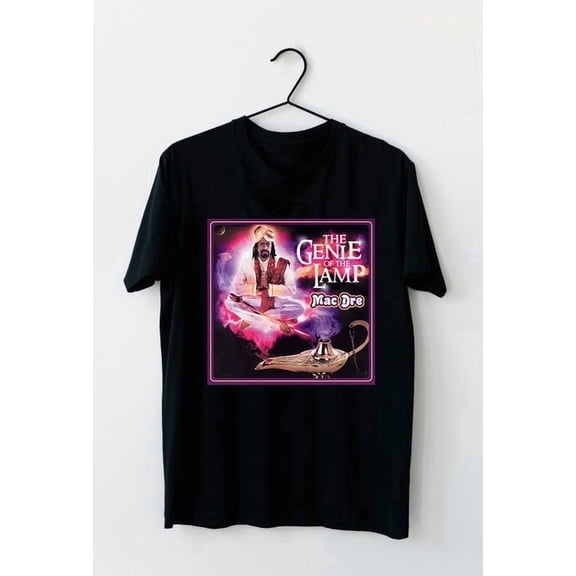 MAC DRE - The Genie of the Lamp Cotton Black T Shirt S M L 234XL ZZ257