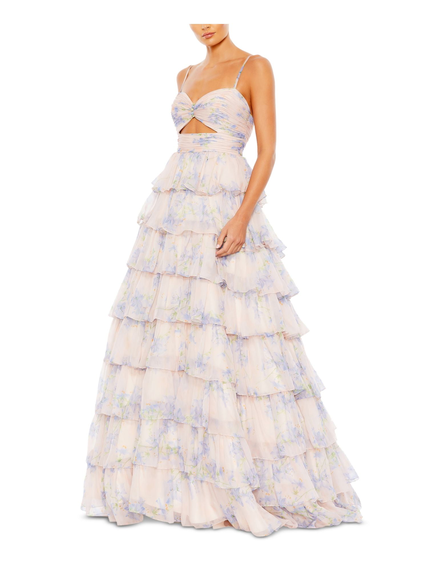 Pleated Neck Pintuck Dress Soft Sageberry Mc main image 1