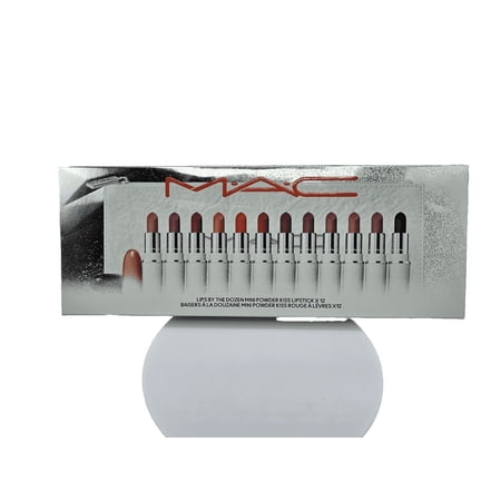 MAC Holiday 2023 Lips by The Dozen Mini Powder Kiss Lipstick Set - 13 Pc