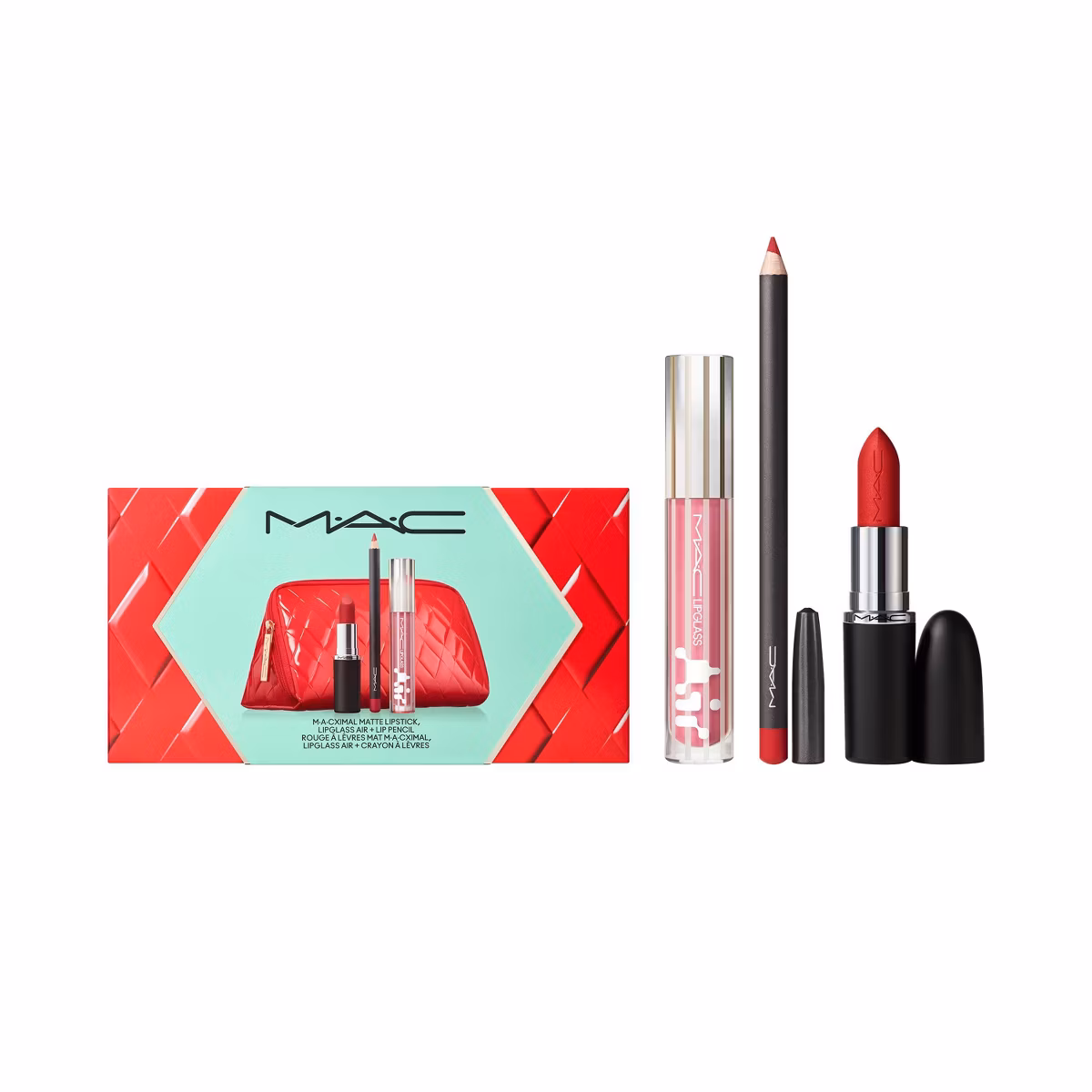 MAC Lip Bag Ruby Woo - 0.32oz