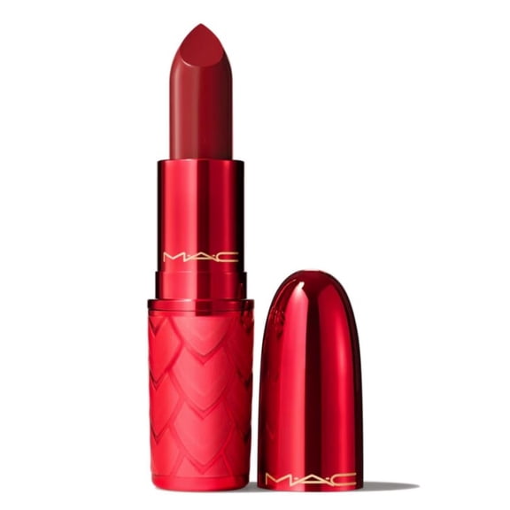MAC, Lipstick Lustreglass, Powerfully Potent, 0.1oz/3g