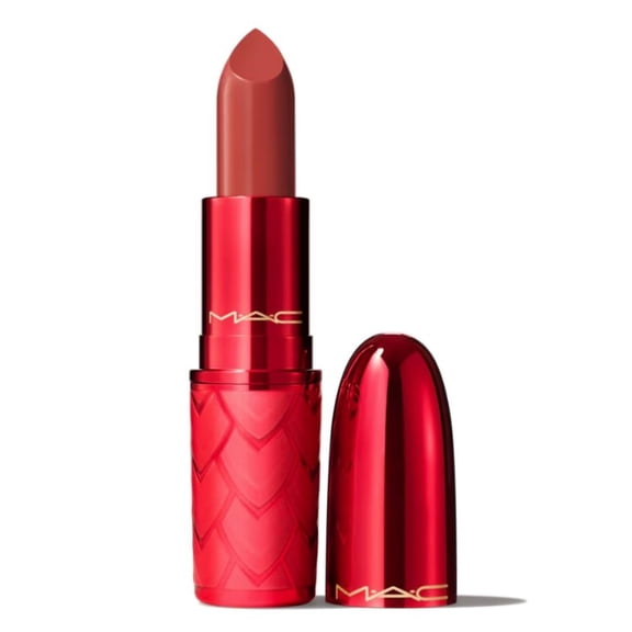 MAC, Lipstick Lustreglass, Sweeter Cinnamon, 0.1oz/3g