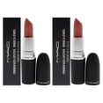 thumbnail image 1 of MAC Powder Kiss Lipstick - 314 Mull It Over - Pack of 2 , 0.1 oz Lipstick, 1 of 6
