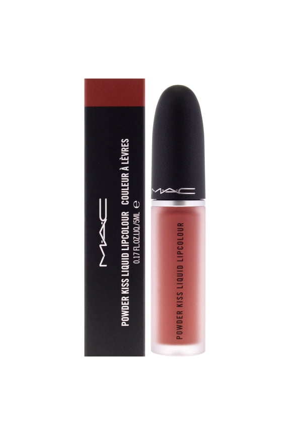 MAC Powder Kiss Liquid Lipcolor - 989 Mull It Over , 0.17 oz Lipstick