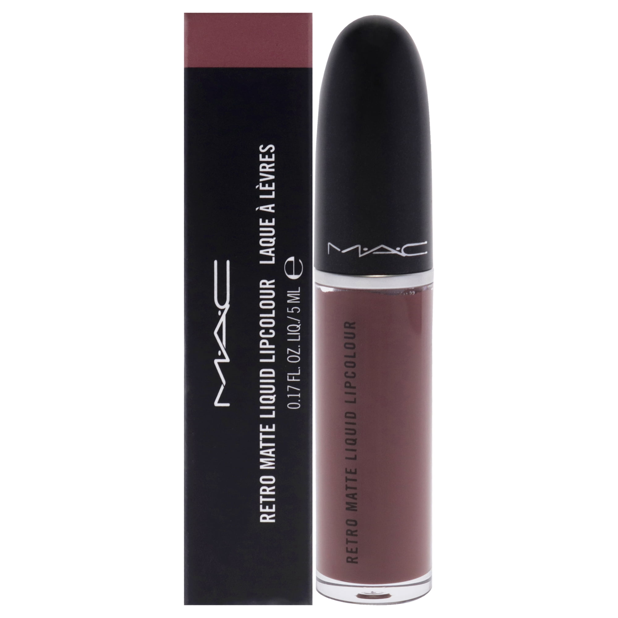 MAC Retro Matte Liquid Lipstick 123 Topped With Brandy , 0.17 oz Lipstick