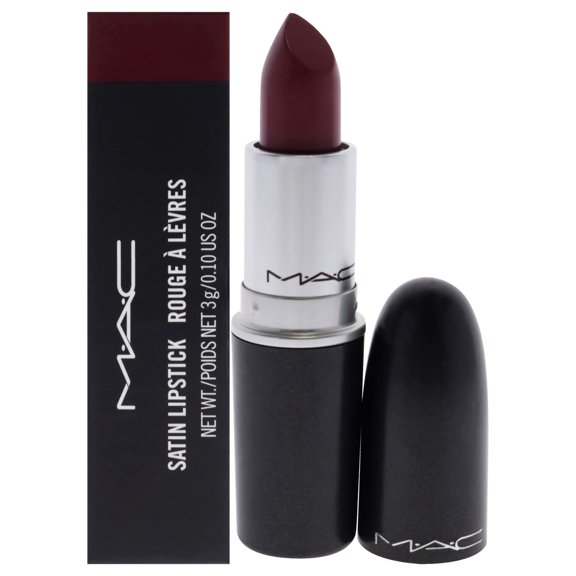 MAC Satin Lipstick - 801 Amorous , 0.10 oz Lipstick