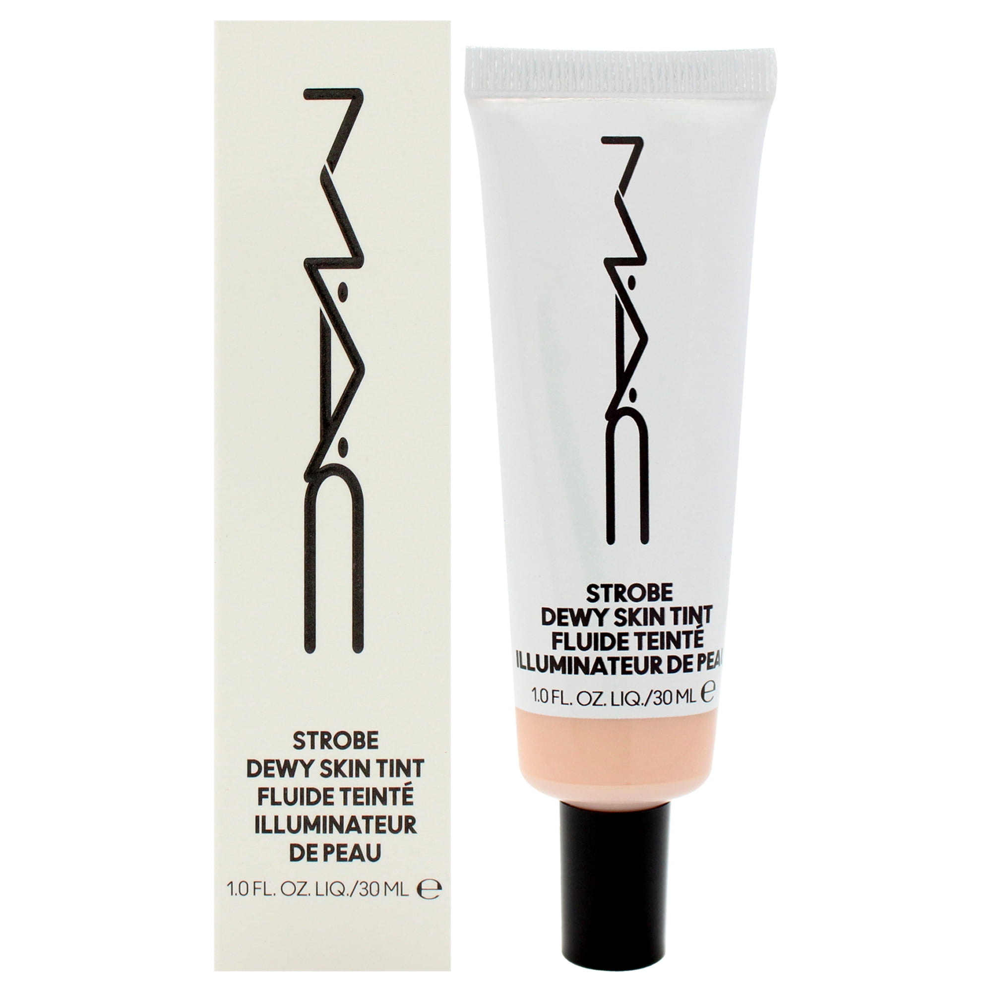 MAC Strobe Dewy Skin Tint - 2 Very Light Beige With Peach Undertones , 1 oz Makeup