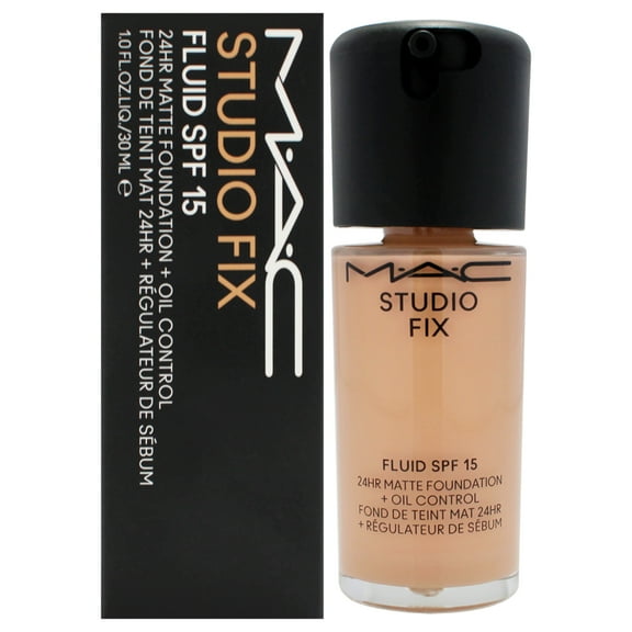 MAC Studio Fix Fluid SPF 15 24Hr Matte Foundation Plus Oil Control - NW22 , 1 oz Foundation