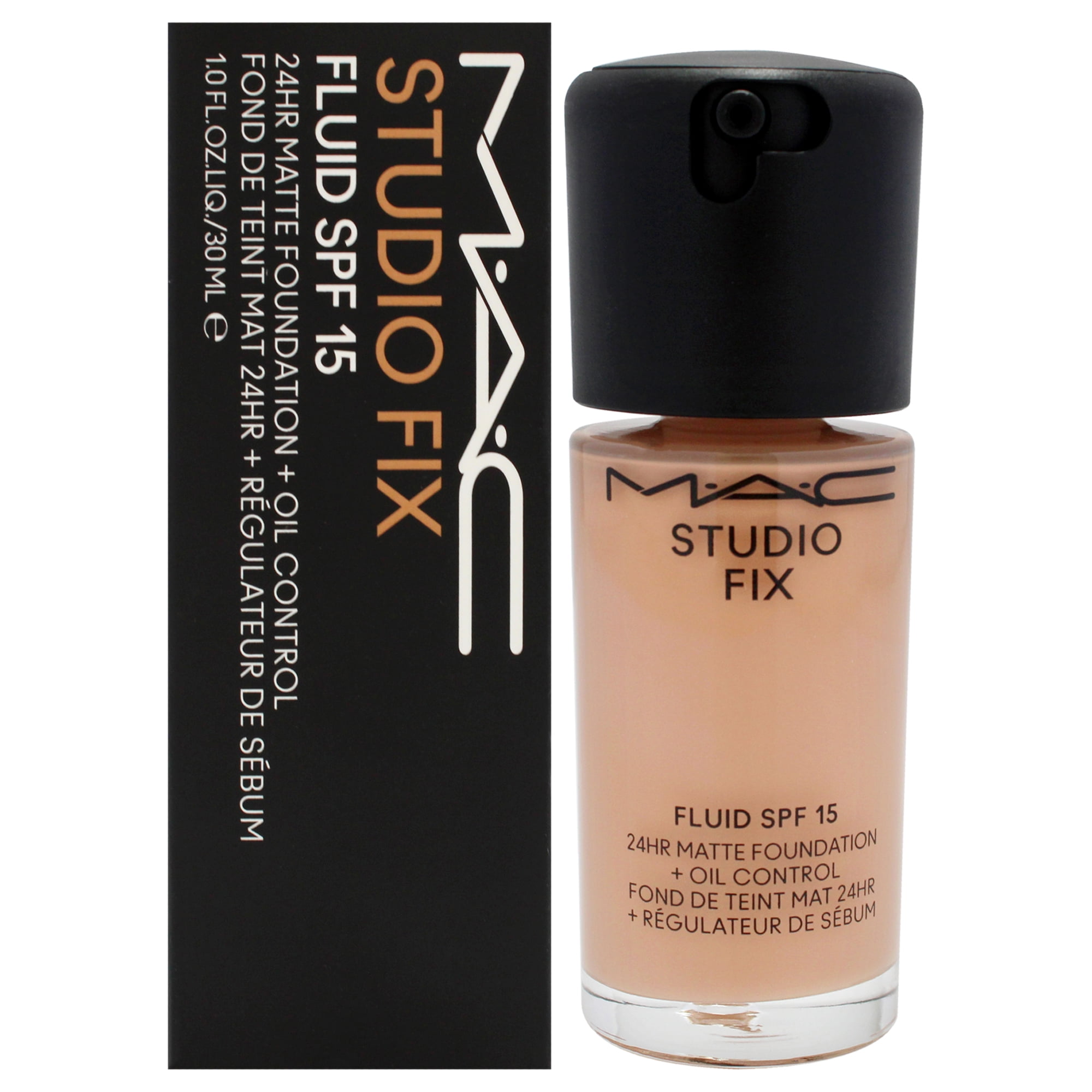 MAC Studio Fix Fluid SPF 15 24Hr Matte Foundation Plus Oil Control - NW30 , 1 oz Foundation