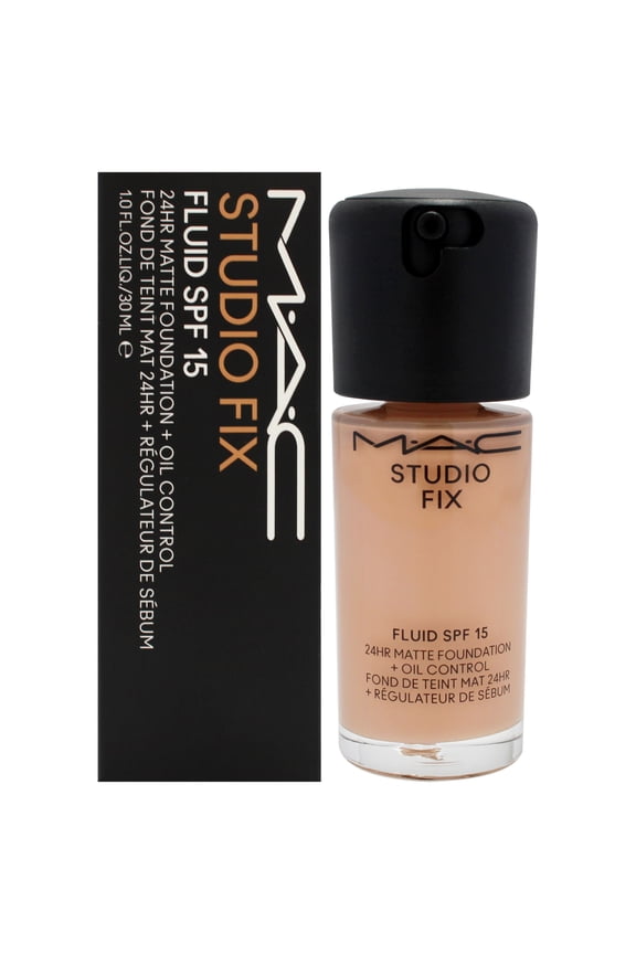 MAC Studio Fix Fluid SPF 15 24Hr Matte Foundation Plus Oil Control - NW30 , 1 oz Foundation